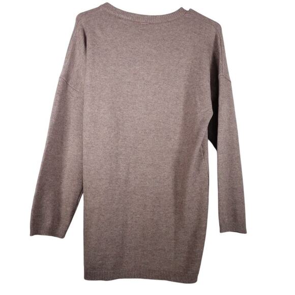 New Made with Love Women's Taupe Snap Front Cardigan Sweater Size Small - Picture 9 of 9